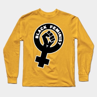 Black Feminist Long Sleeve T-Shirt